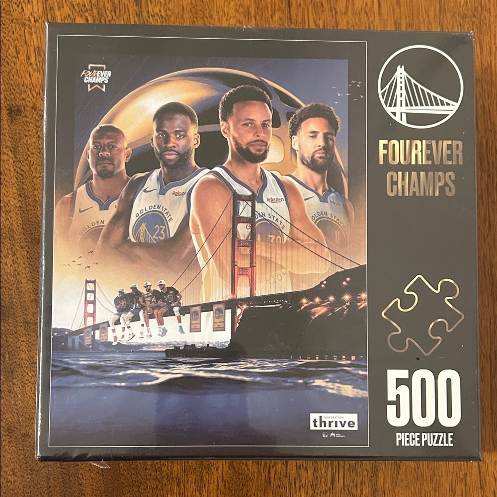 Thrive FourEver Champs Puzzle - Black and Gold